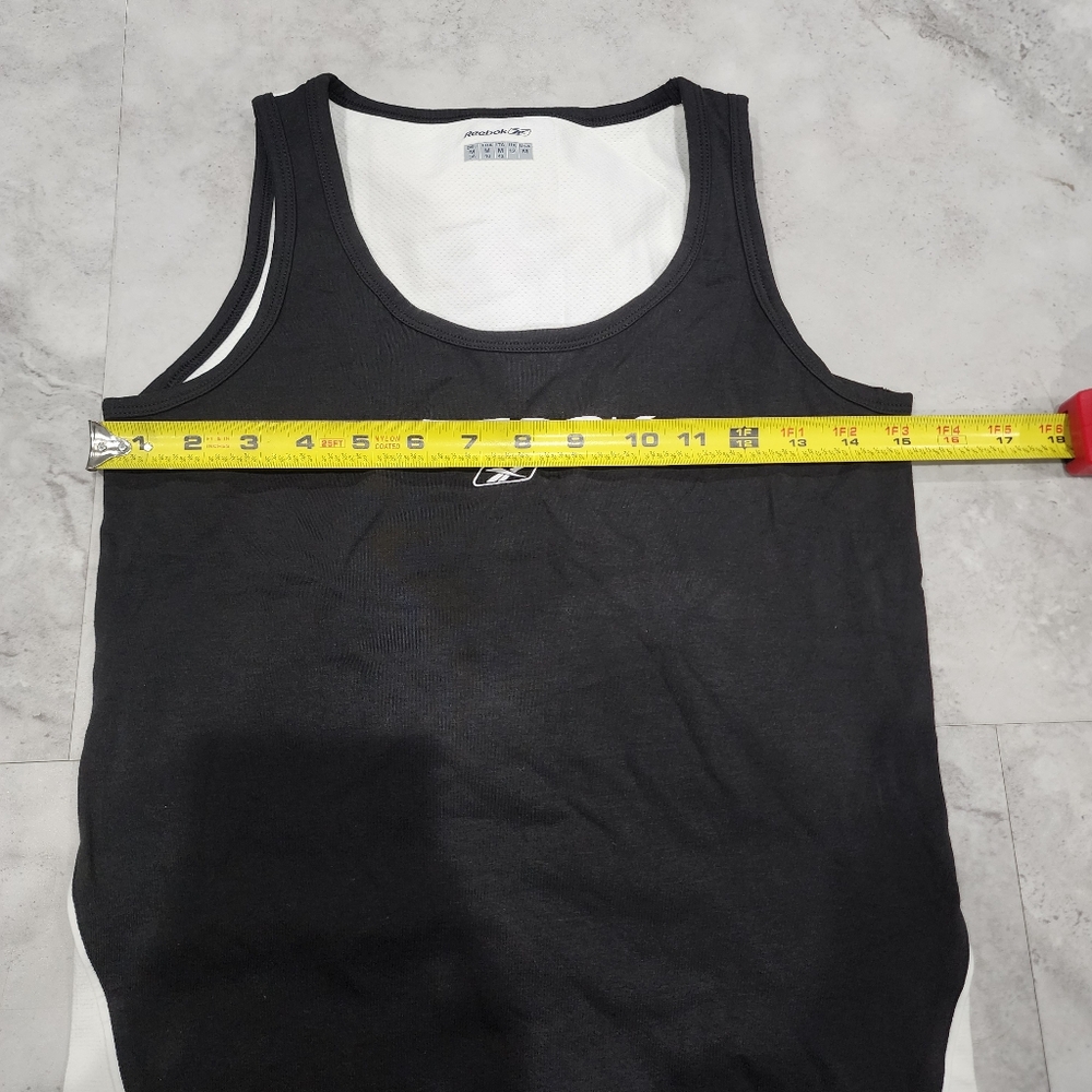 Reebok Tank Top Women's Sizes Medium Black And White - Picture 5 of 8